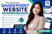 design modern microsoft sharepoint website and microsoft 365 intranet