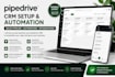 setup pipedrive CRM automation sales pipeline and integrations