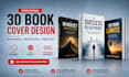 create 3d book mockup, ebook mockup, book cover mockup and 3d ecover bundle