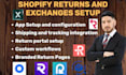 do shopify returns and exchanges returbo yanet prime  parcelwill quick returngo