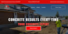 create concrete contractor and construction website