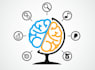 design a modern brain and intelligence logo