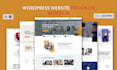 get design or redesign a modern wordpress website