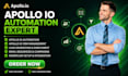 setup advanced apollo io automation workflows, apollo io CRM, and management