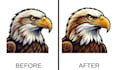 resize your image to a higher resolution