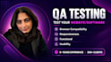 do QA testing, usability testing and website review for you