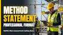 prepare professional risk assessment and method statement rams