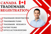 do canada licensed trademark registration, research, filing and office action