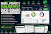 create an automated rental property management dashboard in excel or airtable