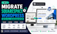 migrate squarespace website to wordpress with full redesign setup