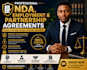 draft nda, employment, and partnership agreements