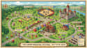 draw map illustration, game map, event map, vector map, site plan, isometric map