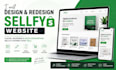 design and redesign sellfy website