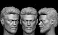 create custom 3d head sculpt, face bust printable character stl model
