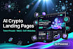 ai crypto landing page, token presale website, web3 website design, defi website