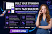 design wordpresss website using pagelayer divi coblocks brizy pro elementor
