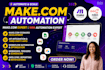 make com automation, make com scenario, make com expert, n8n automation expert
