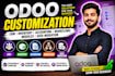 customize odoo CRM inventory accounting workflows modules data migration
