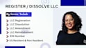 llc amendment, llc dissolution, llc reinstatement, llc address change, close ein