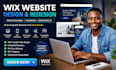 build wix ecommerce website, wix business website redesign, website design