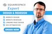 design redesign squarespace website squarespace landing page design business web