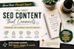 write engaging SEO blog posts with a human touch