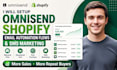 setup shopify email automation flows and sms marketing
