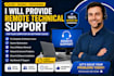 provide remote pc troubleshooting and IT support