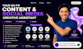 be your creative virtual assistant for admin support  executive social media VA