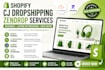 shopify cj dropshipping zendrop product research listing optimization data entry