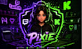 animate twitch or kick overlays pack, custom logo, screens, emotes, transition