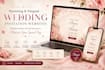 design an elegant digital wedding invitation website