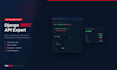 develop a full stack web application using next js react and django rest API