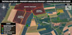 create a professional tactical hunting map and land analysis