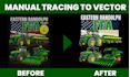 recreate the t shirt, jersey, and cap design in vector format