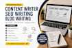write SEO product descriptions, website content