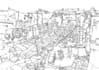illustrate detailed fantasy cityscapes, no ai