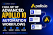 set up advanced apollo io automation workflows