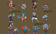 make pixel art pixel animation game sprite indie game 2d sprite sheet tileset