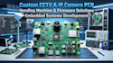 design custom cctv, IP camera, vending machine hardware and firmware solutions