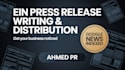 write, distribute and publish a professional ein press release