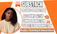 fully setup substack account, substack newsletter manage substack post