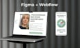 build a responsive webflow landing page