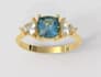 design custom 3d engagement ring cad, jewelry model and realistic rendering