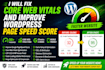 fix core web vitals and improve wordpress page speed score