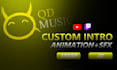 do custom gaming logo animation for twitch and youtube