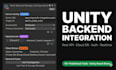 integrate backend into your unity game