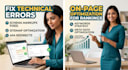 fix technical SEO errors and wordpress on page optimization