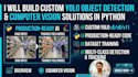 build custom yolo object detection and computer vision solutions in python