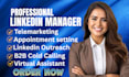 b2b appointment setting linkedin manager telemarketing